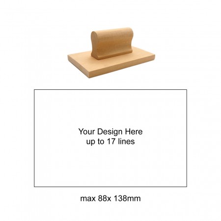 Extra Large Size Hand Stamp 88x138mm